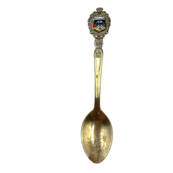 Vintage German Souvenir Spoon With Deutschland Emblem Design B87 - Picture 1 of 4